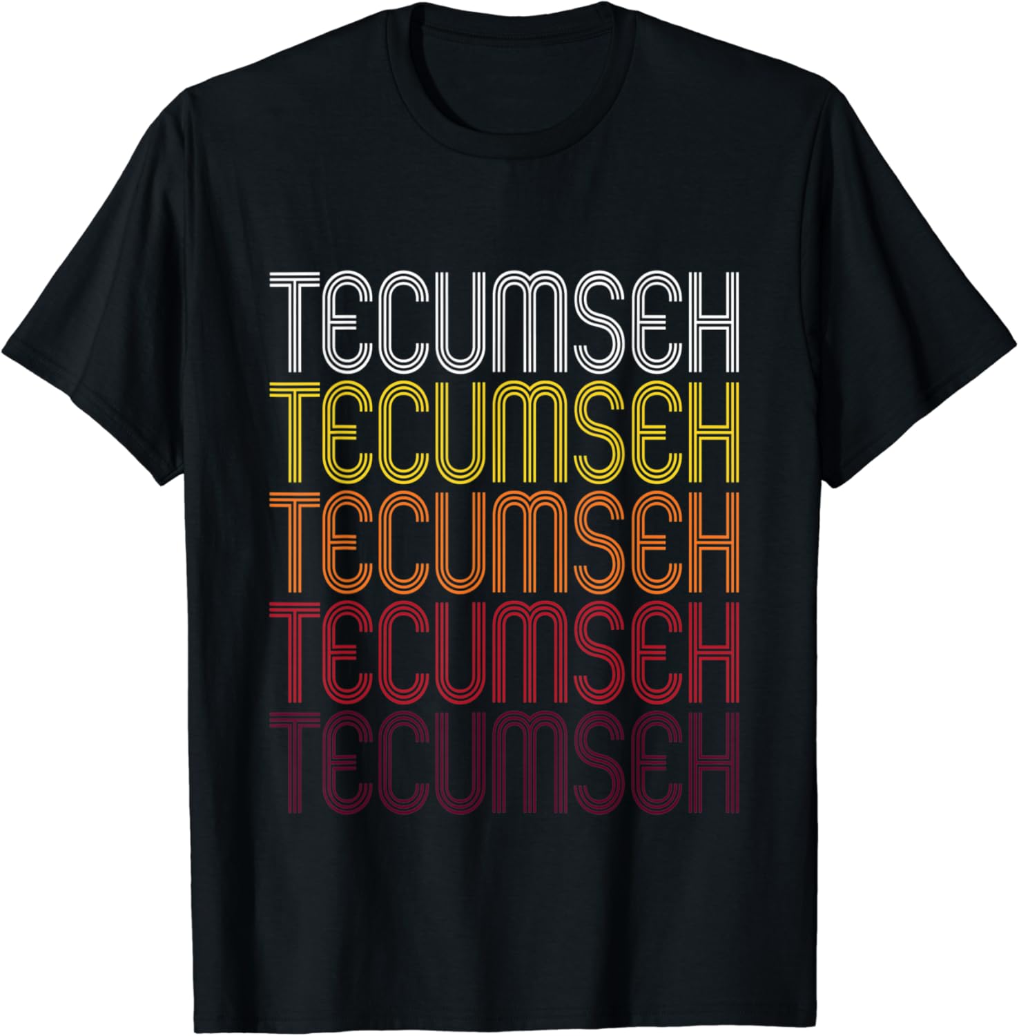 Tecumseh, MI Vintage Style Michigan Tshirt Clothing